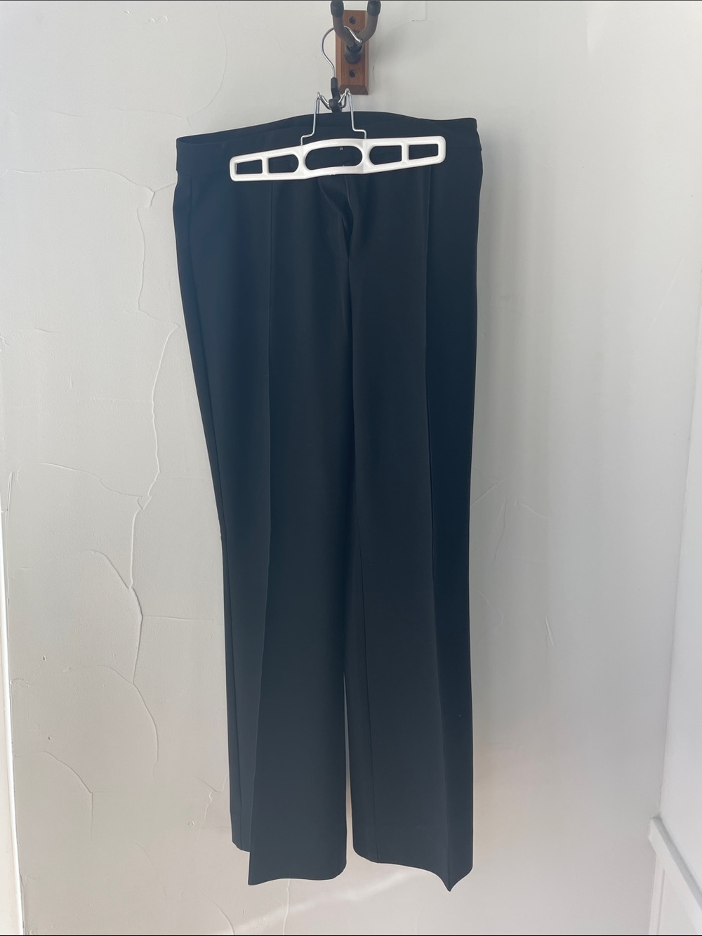 St. John Couture Black Tailored Flare Trousers